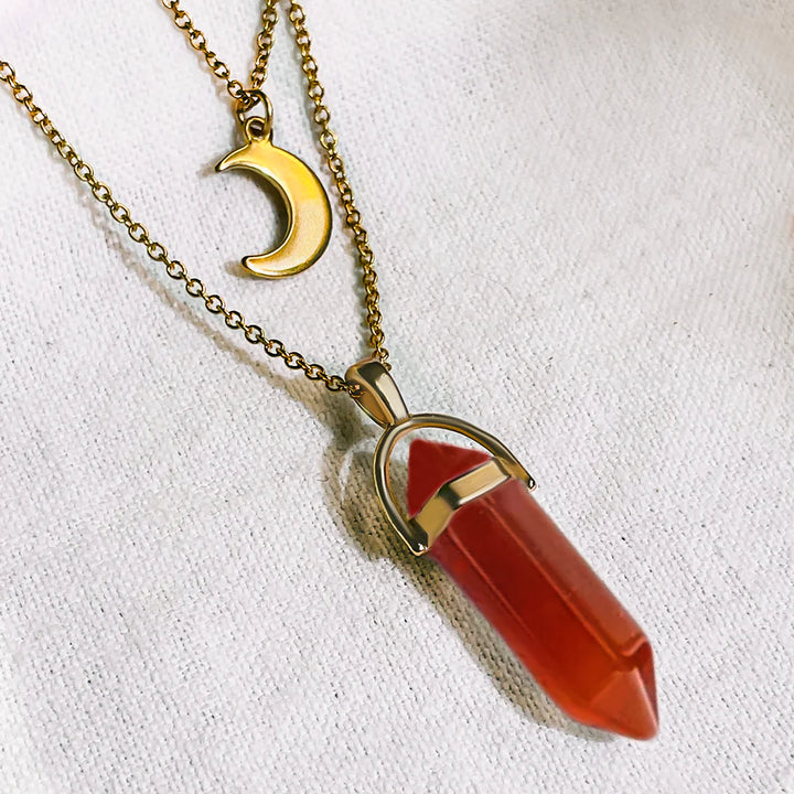 Carnelian Baddie Necklace